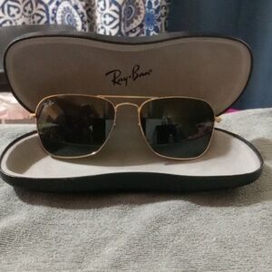 Ray-Ban Caravan aviator style sunglasses